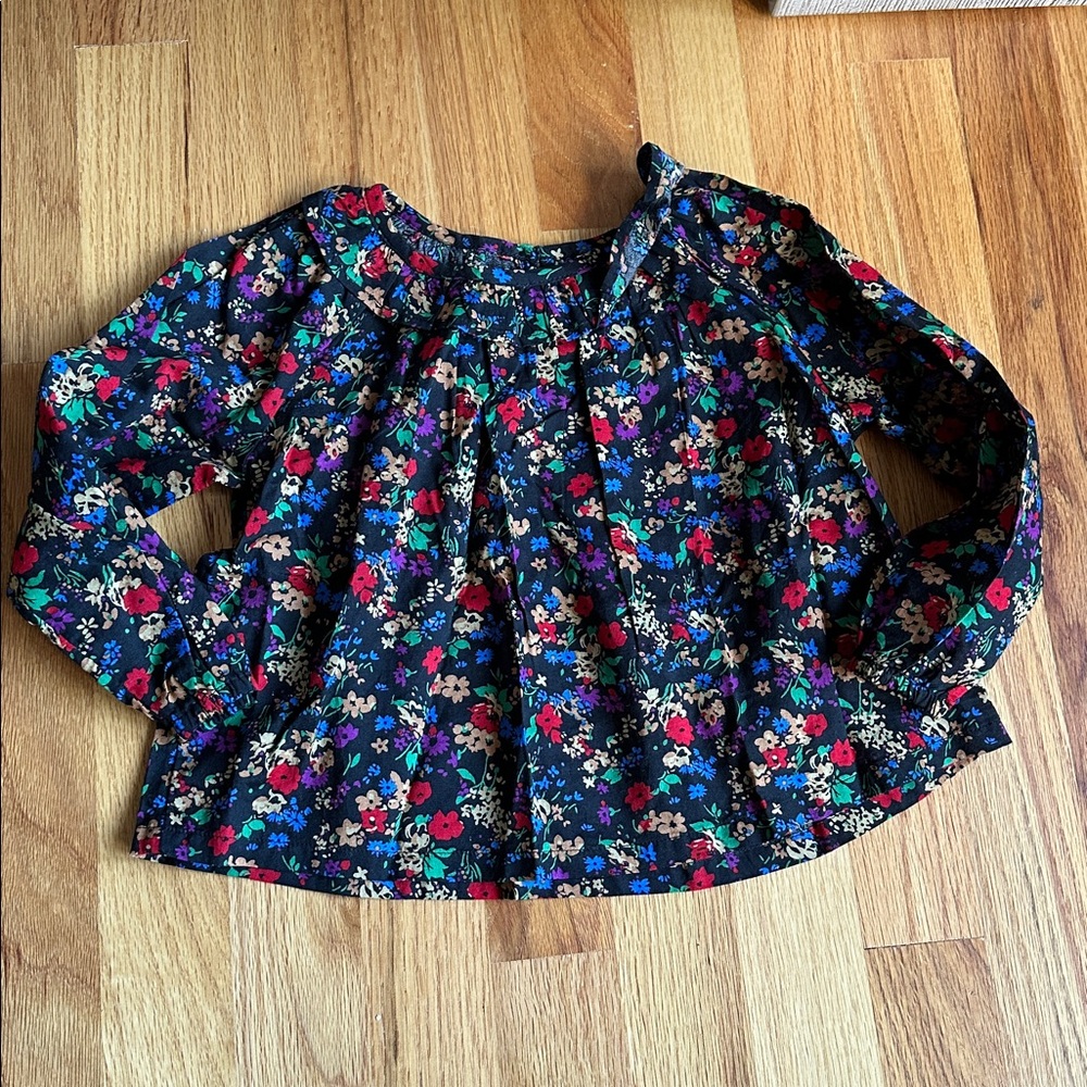 GAP Multicolor Floral Toddler Blouse 2 yrs